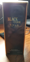 Load image into Gallery viewer, BLACK CODE GOLD Pour Homme for Men 3.4 oz 100 ml Parfum EDP Spray * SEALED BOX