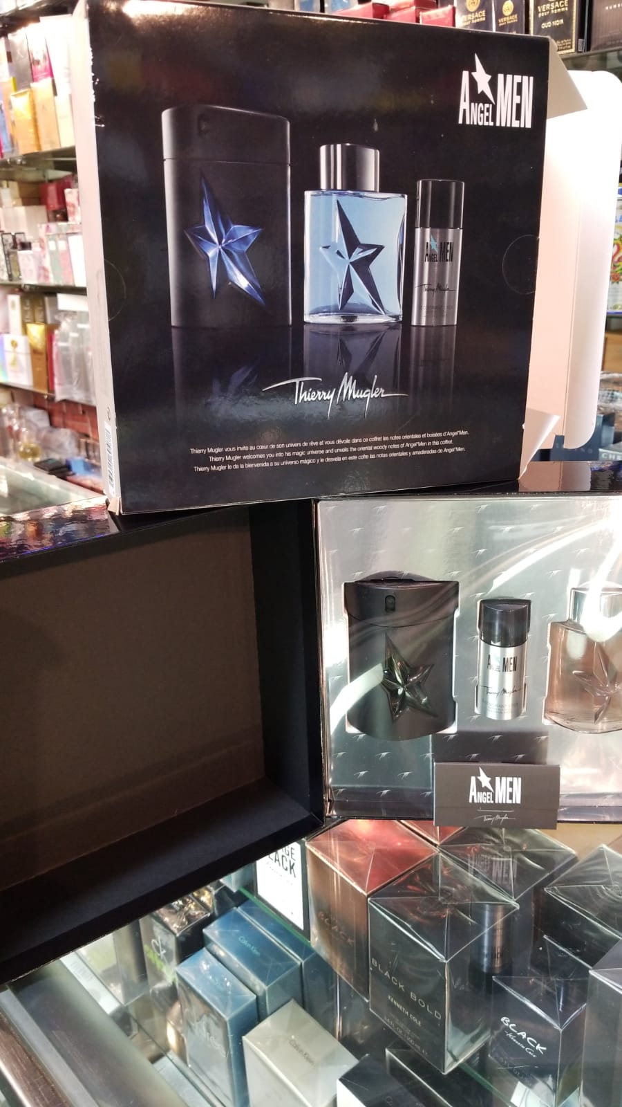 Angel Amen Thierry Mugler 3 Piece Pc 1.7oz EDT + Tonic After Shave AND Deodorant GIFT SET