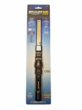 Load image into Gallery viewer, Braun Slim Bar Folding Rechargeable 500 Lumens Magnetic LED Light Work SEALED