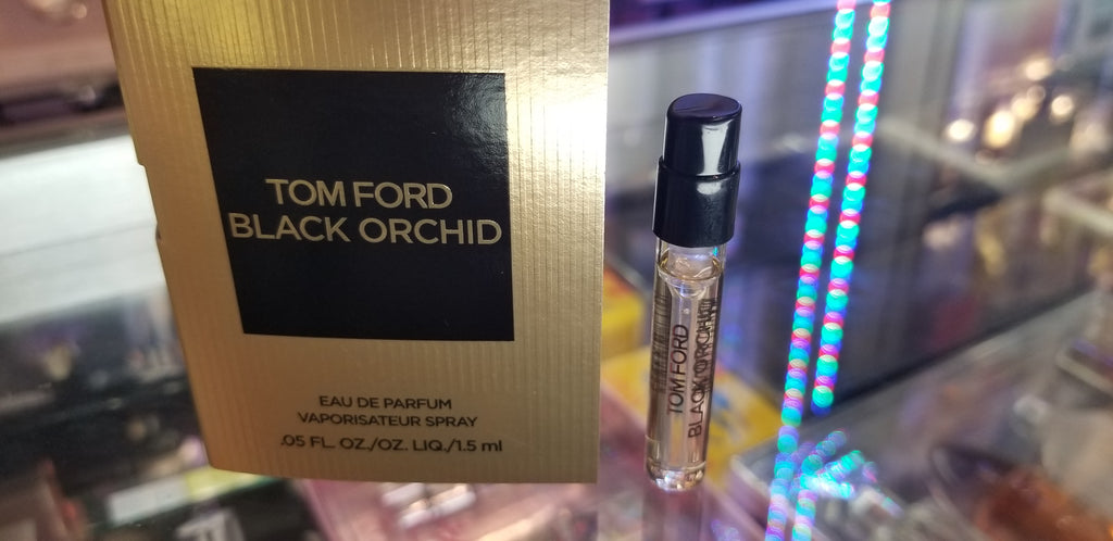 Tom Ford Black Orchid 0.05 oz 1.5ml Eau de Pafum EDP Spray Vial Unisex NEW CARD - Perfume Gallery