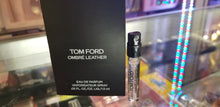 Load image into Gallery viewer, Tom Ford Ombre Leather 0.05 oz 1.5ml Eau de Pafum EDP Spray Vial Unisex NEW CARD - Perfume Gallery