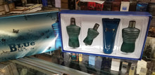 Load image into Gallery viewer, Blue for Men 4 Pc 4.2oz 125ml GIFT SET with Eau de Parfum EDP Spray + Gel + Shave - Perfume Gallery
