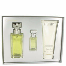 Load image into Gallery viewer, Eternity by Calvin Klein Deluxe EDP Women GIFT SET - 3.4 + 0.5 oz + Body Lotion - Perfume Gallery