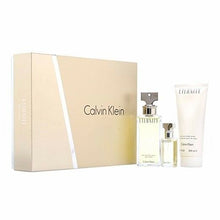 Load image into Gallery viewer, Eternity by Calvin Klein Deluxe EDP Women GIFT SET - 3.4 + 0.5 oz + Body Lotion - Perfume Gallery