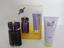 Load image into Gallery viewer, ALIEN Thierry Mugler Travel Exclusive 2 oz EDP Parfum 3.5 oz Lotion REFILLABLE - Perfume Gallery