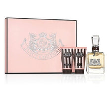 Load image into Gallery viewer, Juicy Couture 3 Piece EDP Gift Set with Spray Body Creme Shower Gel * NEW IN BOX - Perfume Gallery