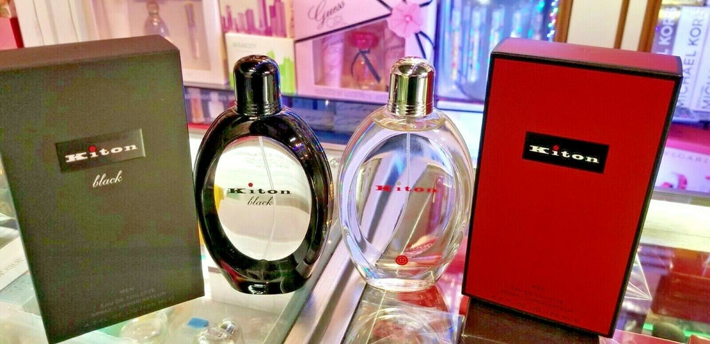 Kiton Red | Kiton BLACK for Men Eau de Toilette EDT 4.2 oz / 125 ml NEW IN BOX - Perfume Gallery