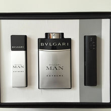 Load image into Gallery viewer, Bvlgari Man EXTREME 3 Pc EDT Toilette Gift Set for Men CHARGER TRAVEL SIZE SPRAY - Perfume Gallery