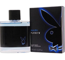 Load image into Gallery viewer, Playboy Malibu By Playboy EDT Spray for Men, 3.4 oz / 100 ml - ** New in Box ** - Perfume Gallery