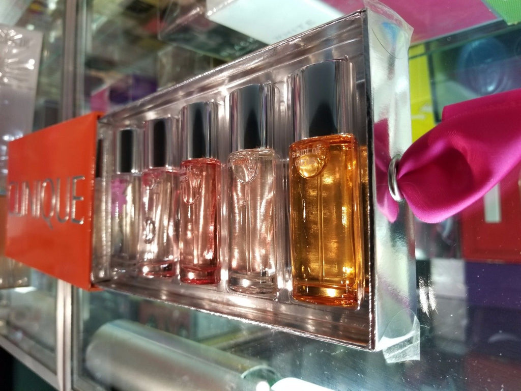 Clinique A LITTLE HAPPINESS Perfume 5 Pcs Spray Mini Gift Set - 0.24 oz/7 ml X 5 - Perfume Gallery