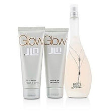 Load image into Gallery viewer, J. Lo Glow 3Pc Coffret EDT Spray 100 ml 3.4 oz + Body Lotion 75ml 2.5oz + Shower - Perfume Gallery