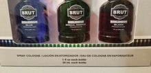 Load image into Gallery viewer, BRUT Limited Edition 3 Piece GIFT SET Collection BLUE Special Reserve BLACK 1oz - Perfume Gallery