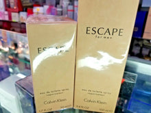 Load image into Gallery viewer, Calvin Klein ESCAPE EDT Toilette 1.7 oz 50 ml or 3.4 oz 100 ml * NEW SEALED BOX - Perfume Gallery