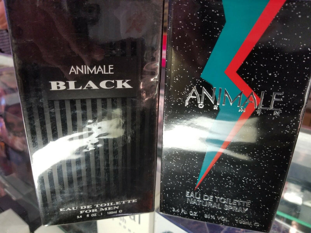 Animale for Men / or Animale Black Men 3.4 oz 100 ml Eau Toilette EDT NEW SEALED - Perfume Gallery