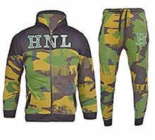 Load image into Gallery viewer, Kids Girls Boys Designer Tracksuit HNL PROJECTION Print Hoodie & Bottom Jogging - Perfume Gallery