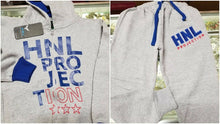 Load image into Gallery viewer, Kids Girls Boys Designer Tracksuit HNL PROJECTION Print Hoodie & Bottom Jogging - Perfume Gallery