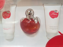 Load image into Gallery viewer, NINA 3 PC 1.7 OZ Women EDT Perfume & Body Lotion + Gel GIFT SET BY NINA RICCI - Perfume Gallery