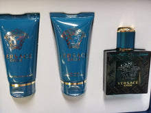 Load image into Gallery viewer, Versace EROS by Gianni Versace 3 Piece EDT Gift Set for Men GEL, AFTERSHAVE, EDT - Perfume Gallery