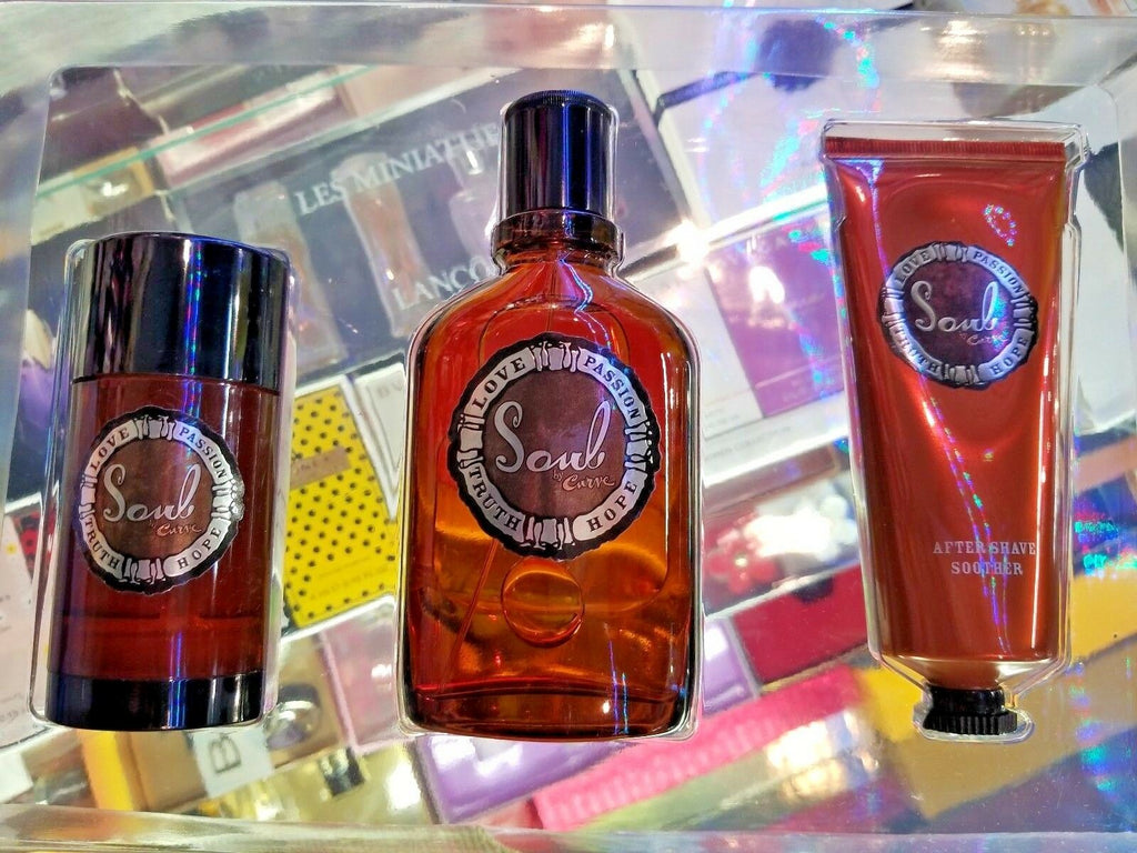 Curve Soul by Liz Claiborne 3.4 oz Cologne + Deodorant + Aftershave Gift Set Men - Perfume Gallery