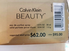 Load image into Gallery viewer, Calvin Klein CK Beauty 2 pc EDP GIFT SET EDP Spray + Solid Perfume Purse Charm - Perfume Gallery