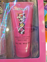 Load image into Gallery viewer, Ed Hardy by ED HARDY 3 Piece EDP GIFT SET for Women SPRAY LOTION GEL * NEW BOX * - Perfume Gallery