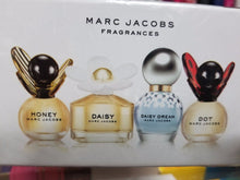 Load image into Gallery viewer, Marc Jacobs 4 Pc MINI EDP EDT Set HONEY + DAISY + DOT + DAISY DREAM for Women - Perfume Gallery