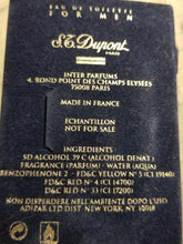 Load image into Gallery viewer, S.T. Dupont Pour Homme Men EDT 2 ml / 0.06 oz Cologne Splash Blue * RARE IN CARD - Perfume Gallery