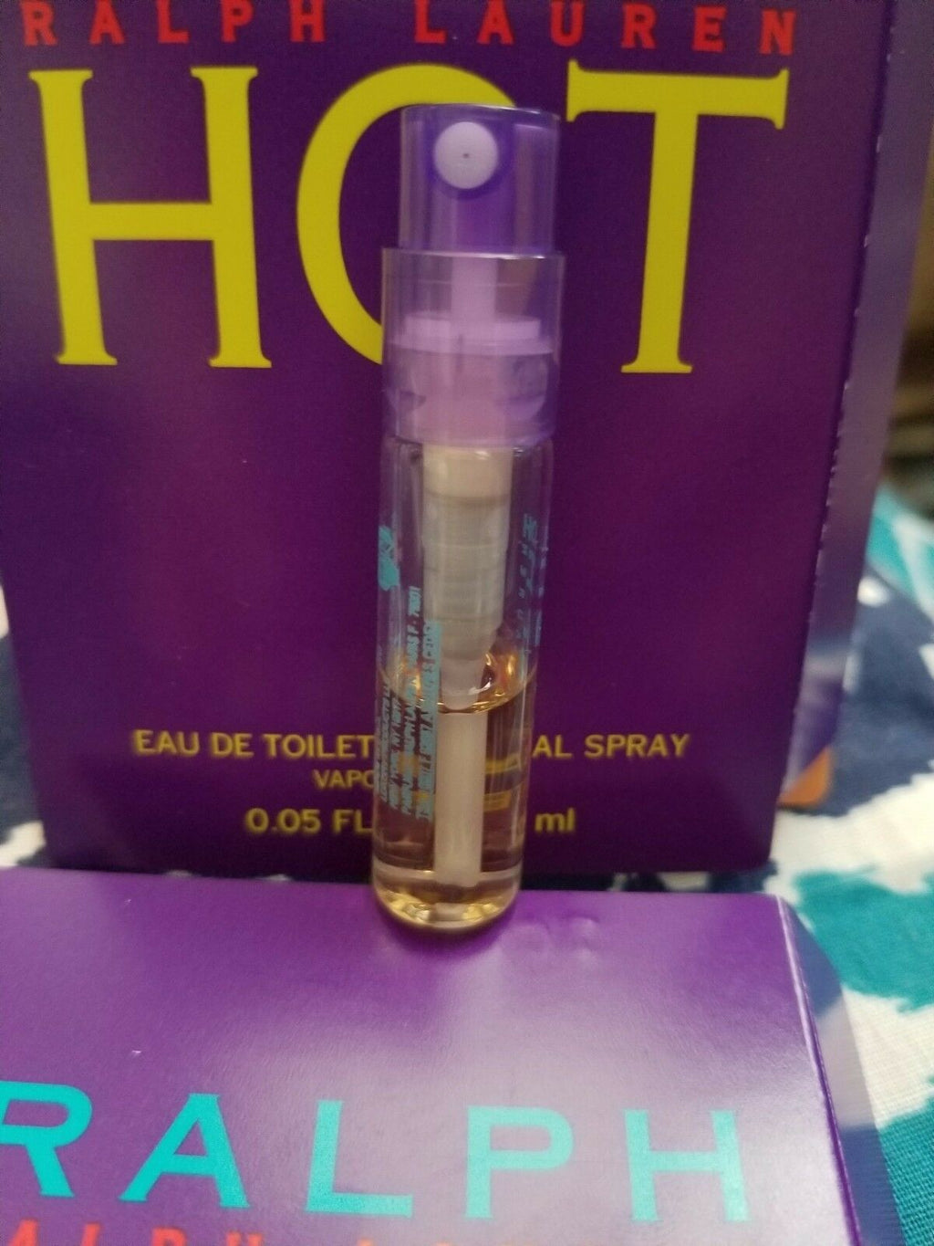 Ralph Lauren HOT 0.05 oz EDT Eau De Toilette Spray NEW IN SAMPLE PACK * RARE * - Perfume Gallery