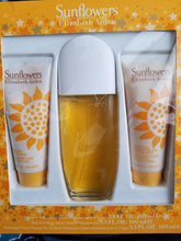 Load image into Gallery viewer, Elizabeth Arden SUNFLOWERS 3 Piece EDT Gift Set for Women with LOTION + CLEANSER - Perfume Gallery