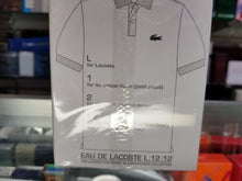 Load image into Gallery viewer, Lacoste Eau de Lacoste L.12.12 Blanc Pure 3.3 oz / 100 ml EDT Spray Men * SEALED - Perfume Gallery