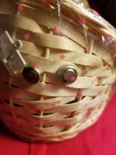 Load image into Gallery viewer, Adorable Realistic Life Like Black Kitten / Cat in Wicker Basket With Yarn Ball - Perfume Gallery