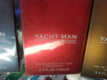 Load image into Gallery viewer, Yacht Man BLUE RED METAL CHOCOLATE BREEZE Cologne by Myrurgia 3.4 oz EDT for Men - Perfume Gallery