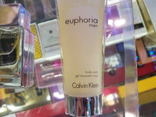 Load image into Gallery viewer, Euphoria Cologne by Calvin Klein 2pc Set for Men - 1.7 oz EDT + 3.4 oz Body Wash - Perfume Gallery