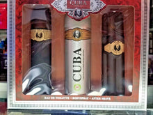 Load image into Gallery viewer, SET Cuba Gold for Men 3 Pc EDT Eau de Toilette EDT + Body Spray + After Shave - Perfume Gallery