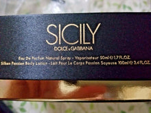 Load image into Gallery viewer, Sicily by D&G Dolce and Gabbana 1.7oz EDP Gift Set for Women Her | 4ml MINI RARE - Perfume Gallery