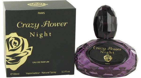 CRAZY Flower Night Eau de Parfum EDP 3.3 oz / 100 ml for Women * NEW SEALED BOX - Perfume Gallery