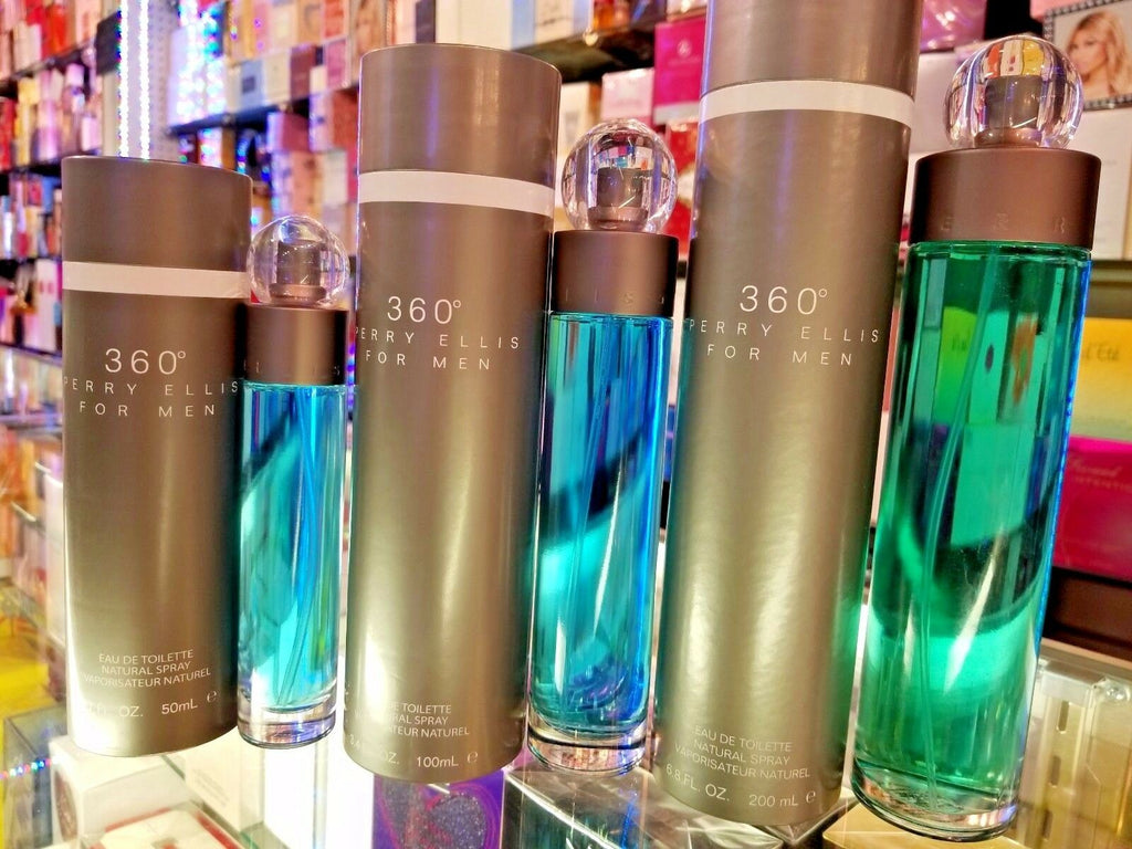 360° for Men by Perry Ellis 1.7 oz / 3.4 oz / 6.8 oz EDT Spray for Men * NEW CAN - Perfume Gallery