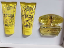Load image into Gallery viewer, Versace Yellow Diamond Women 3 piece EDT Gift Set Spray Lotion Gel ** NEW IN BOX - Perfume Gallery