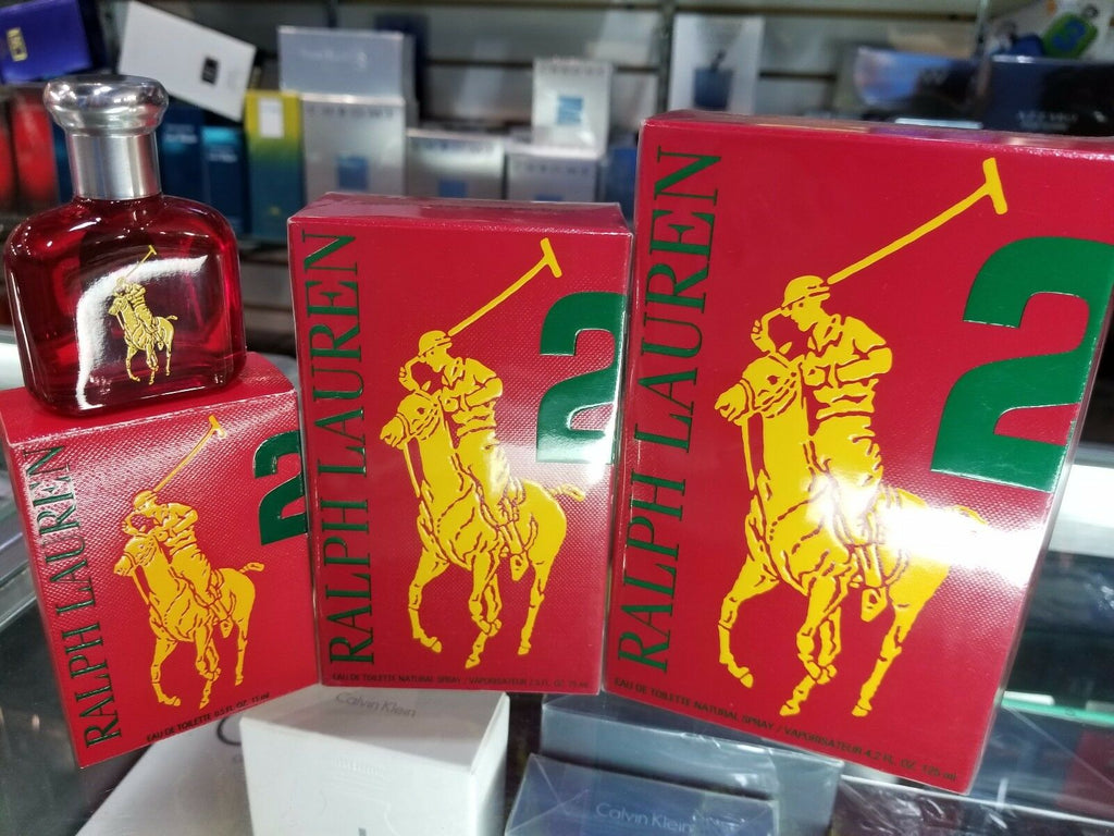 Ralph Lauren 2 The Big Pony Collection For Men .5 2.5 4.2 oz EDT for Men NEW RARE - Perfume Gallery