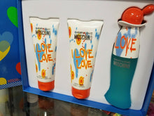 Load image into Gallery viewer, I LOVE LOVE Cheap and Chic by Moschino for Women 3 Pc EDT Gift Set w Lotion Gel - Perfume Gallery