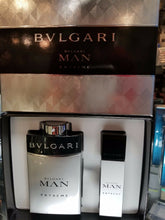 Load image into Gallery viewer, Bvlgari MAN EXTREME 2 Piece 3.4 oz GIFT SET for Men with EDT + AFTERSHAVE BALM - Perfume Gallery