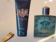 Load image into Gallery viewer, Versace EROS by Gianni Versace 3 Piece EDT Gift Set for Men GEL SPRAY MONEY CLIP - Perfume Gallery