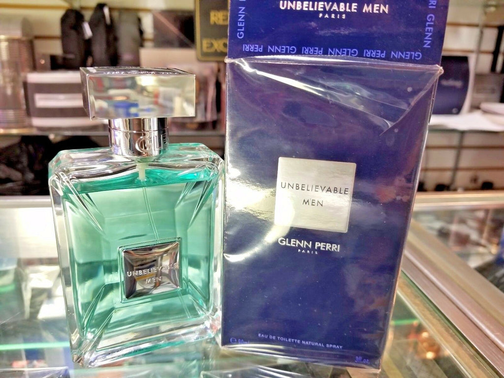 UNBELIEVABLE MEN by Glenn Perri Eau De Toilette EDT 3 oz / 90 ml * NEW BOX * - Perfume Gallery