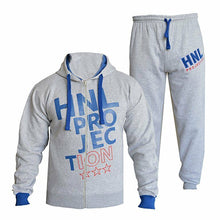Load image into Gallery viewer, Kids Girls Boys Designer Tracksuit HNL PROJECTION Print Hoodie & Bottom Jogging - Perfume Gallery