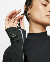 Load image into Gallery viewer, NIKE x OLIVIA KIM Black Silver Glitter Logo NRG Rib Knit Tennis Dress XL (16-18) - Perfume Gallery