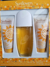 Load image into Gallery viewer, Elizabeth Arden SUNFLOWERS 3 Piece EDT Gift Set for Women with LOTION + CLEANSER - Perfume Gallery