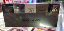 Load image into Gallery viewer, Giorgio Armani TRAVEL EXCLUSIVE 5 Pc Mini Travel Gift Set Men * NEW SEALED BOX - Perfume Gallery