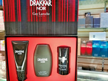 Load image into Gallery viewer, Drakkar Noir 3 Piece EDT Eau de Toilette GIFT SET for Men Him 3.4 oz x 2 + 2.5oz - Perfume Gallery