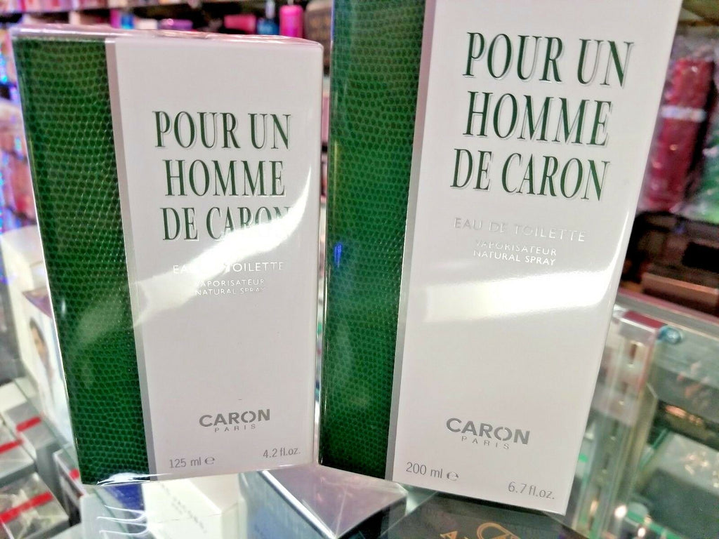 Pour Un Homme de Caron by Caron Cologne Spray Men 4.2 6.7 oz 125 200 ml * SEALED - Perfume Gallery