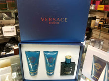 Load image into Gallery viewer, Versace EROS by Gianni Versace 3 Piece EDT Gift Set for Men GEL, AFTERSHAVE, EDT - Perfume Gallery